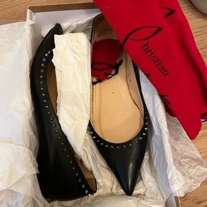 Christian louboutin Anjalina flat black 39